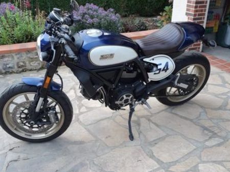 Ducati Moto Ducati Scrambler Cafe Racer Used The Parking Motorcycles