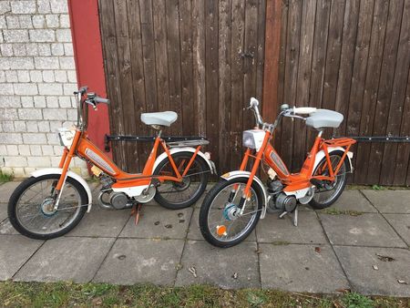 MBK mini-mobylette-motobecane-in-orange Used - the parking motorcycles