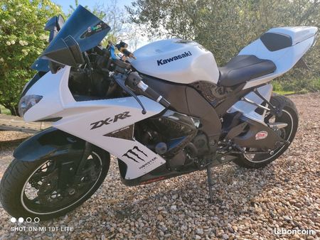 KAWASAKI zx10r-blanc-de-2009 Used - the parking motorcycles