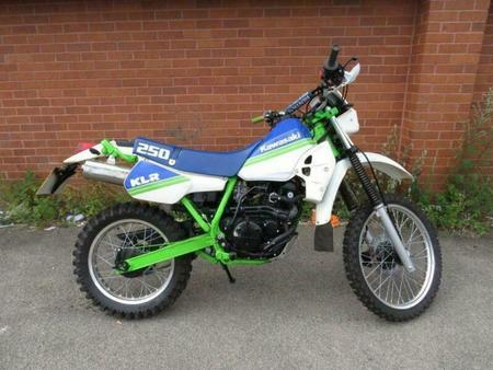 KAWASAKI 1990-kawasaki-klr250-klr-250-blue-nationwide-delivery-available-in-low-moor-west-yorksh Used - the parking