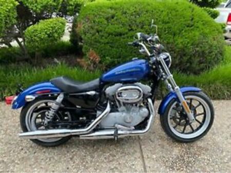 Harley Davidson 17 Harley Davidson Xl8 Superlow Sportster Miles Blue 0 Manual Tweedehands De Parking