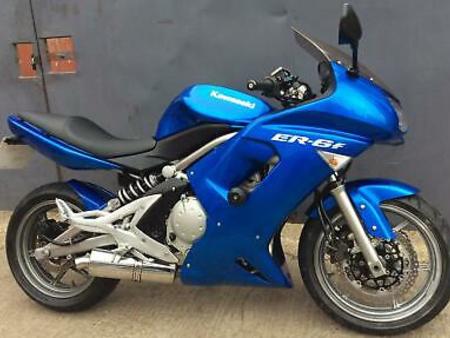 kawasaki er6 blue used – Search for used motorcycle on the parking motorcycles