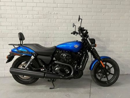 harley davidson street 500 blue used 