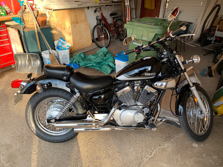 moto yamaha vstar 250