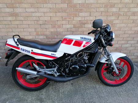 Autocollants Moto YAMAHA RD 350 1WT 1986-1987 - Série Blanche - Neuf Sous Emballage
