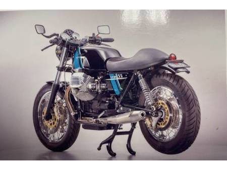 No Reserve: 864-Mile 2014 Moto Guzzi V7 Racer for sale on BaT