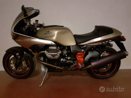 Guidon Semi-droit Pour Moto Guzzi V11 Edition Limitée (2001-2005) - Occasion, état Fonctionnel